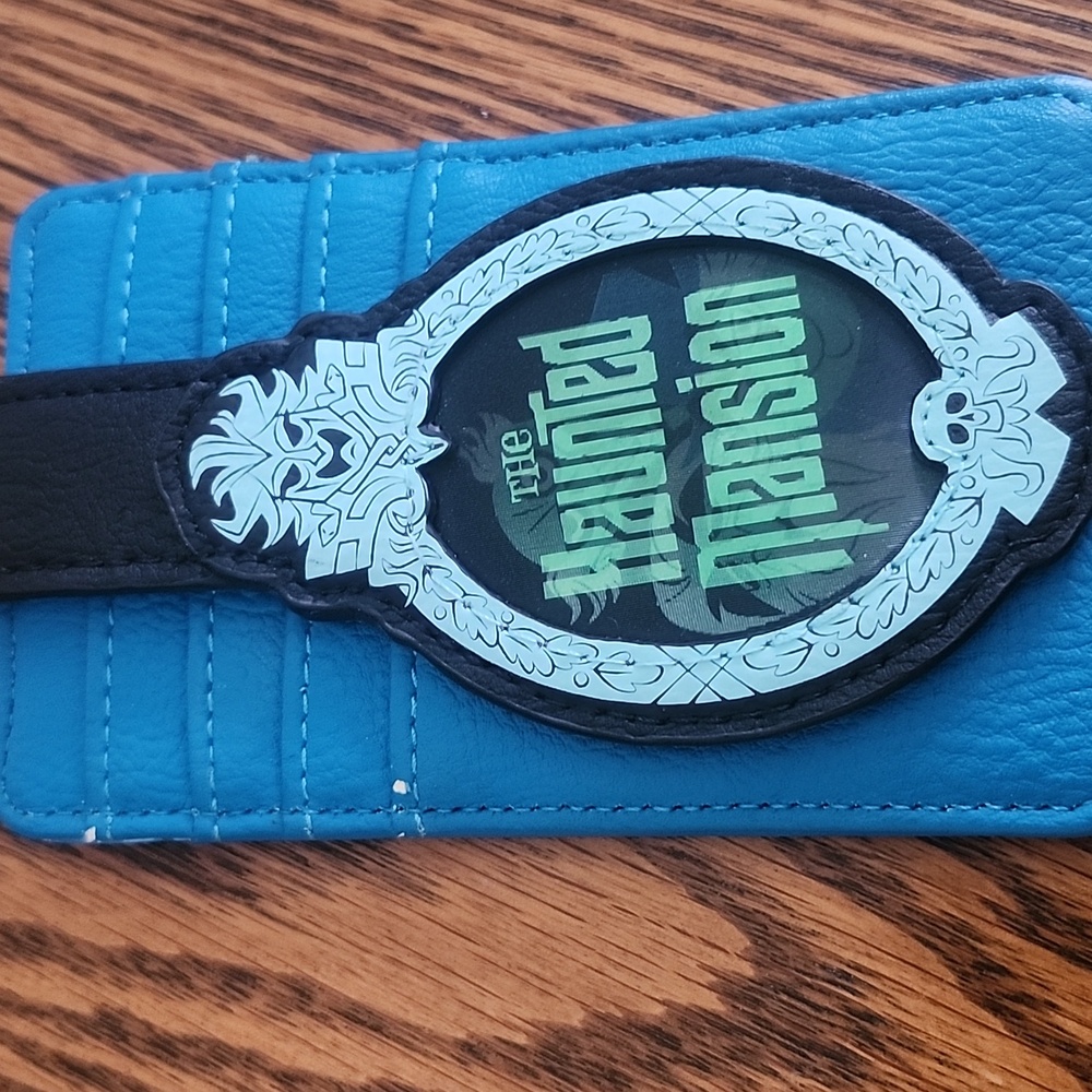 Disney Blue Haunted Mansion Wallet